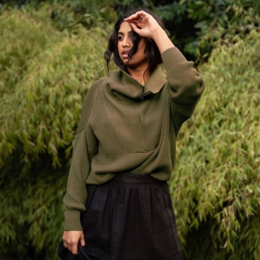 Jackson Rowe Capricorn Sweater‎ Basil large